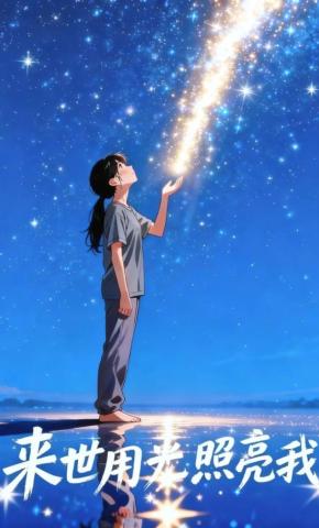 短剧《来世用光照亮我》海报