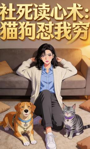 短剧《社死读心术：猫狗怼我穷》海报