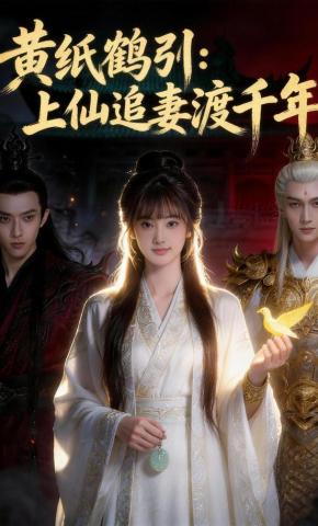 短剧《黄纸鹤引：上仙追妻渡千年》海报