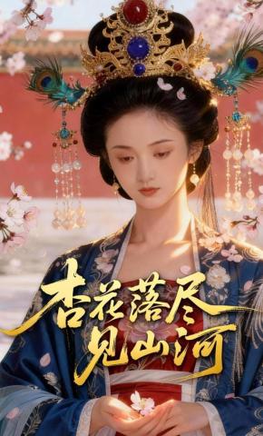 短剧《杏花落尽见山河》海报