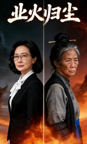 短剧《业火归尘》海报