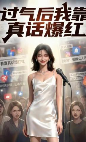 短剧《过气后我靠真话爆红》海报