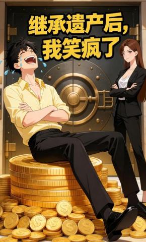 短剧《继承遗产后，我笑疯了》海报