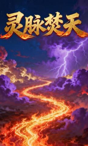 短剧《灵脉焚天》海报