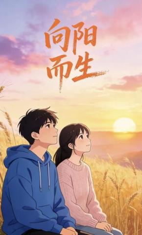 短剧《向阳而生》海报