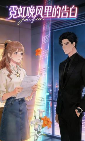 短剧《霓虹晚风里的告白》海报