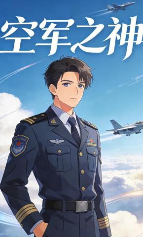 短剧《空军之神》海报