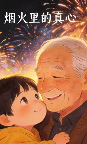 短剧《烟火里的真心》海报