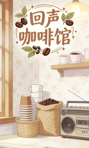 短剧《回声咖啡馆》海报