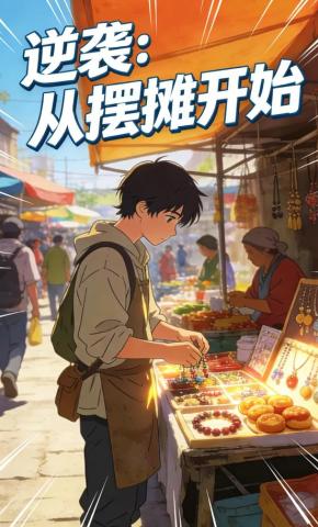 短剧《逆袭：从摆摊开始》海报