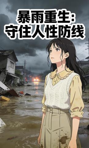 短剧《暴雨重生：守住人性防线》海报