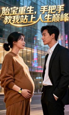 短剧《胎宝重生，手把手教我站上人生巅峰》海报