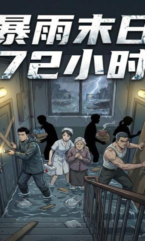 短剧《暴雨末日72小时》海报