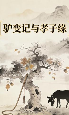 短剧《驴变记与孝子缘》海报