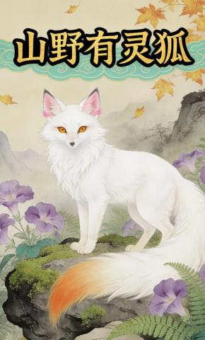 短剧《山野有灵狐》海报