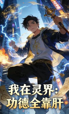 短剧《我在灵界：功德全靠肝》海报