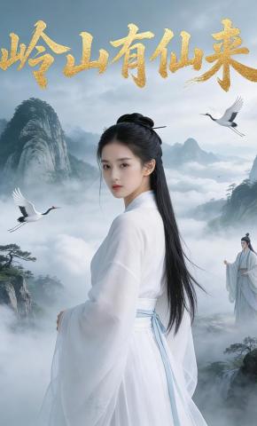 短剧《岭山有仙来》海报