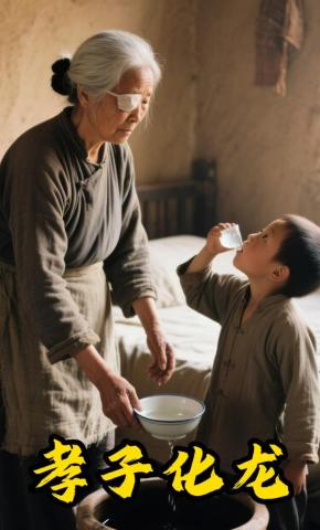 短剧《孝子化龙》海报