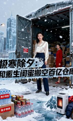 短剧《极寒除夕:和重生闺蜜搬空百亿仓库》海报