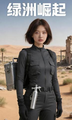 短剧《绿洲崛起》海报
