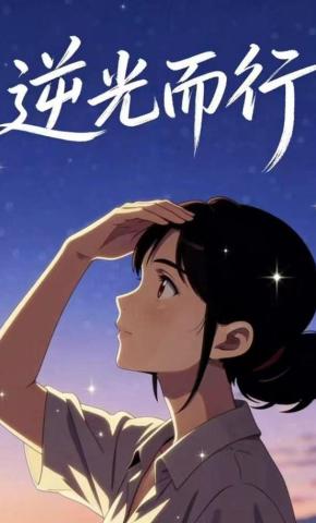 短剧《逆光而行》海报