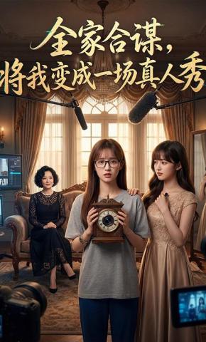 短剧《全家合谋，将我变成一场真人秀》海报