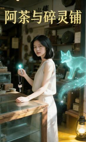 短剧《阿茶与碎灵铺》海报