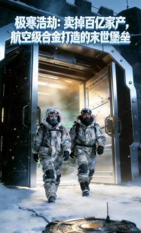 短剧《极寒浩劫：卖掉百亿家产，航空级合金打造的》海报