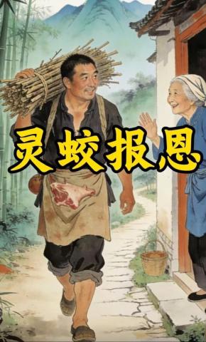 短剧《灵蛟报恩》海报