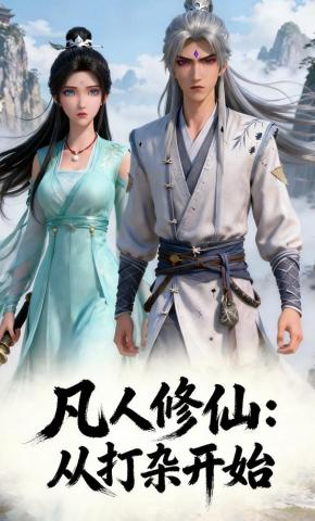 短剧《凡人修仙：从打杂开始》海报