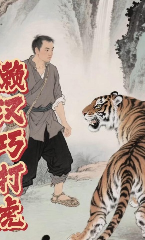 短剧《懒汉巧打虎》海报