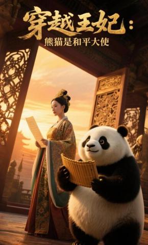 短剧《穿越王妃：熊猫是和平大使》海报
