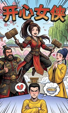 短剧《开心女侠》海报