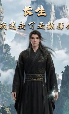 短剧《长生：我送走了无数师傅》海报