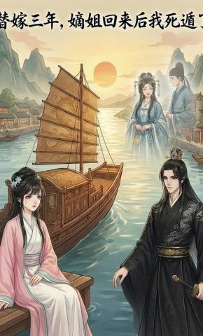 短剧《替嫁三年，嫡姐回来后我死遁了》海报