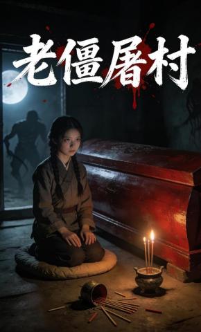 短剧《老僵屠村》海报