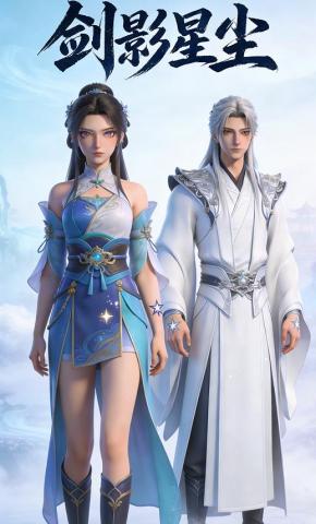 短剧《剑影星尘》海报
