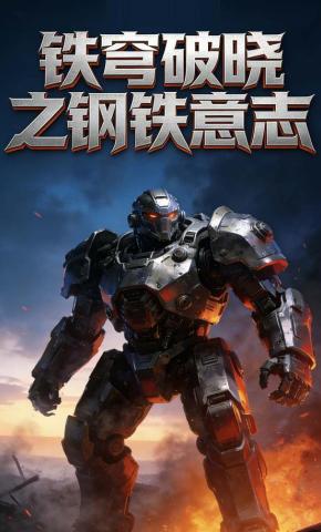 短剧《铁穹破晓之钢铁意志》海报