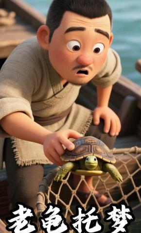 短剧《老龟托梦》海报