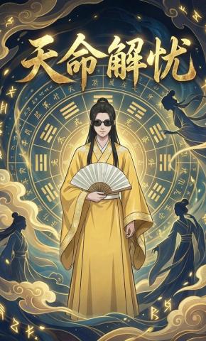 短剧《天命解忧》海报