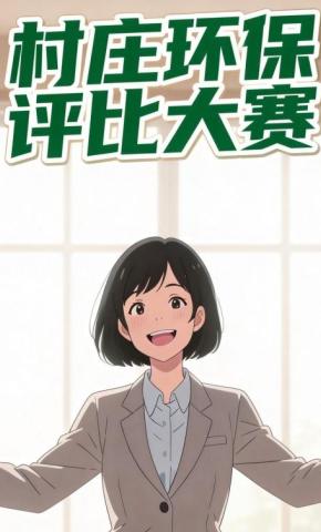 短剧《村庄环保评比大赛》海报
