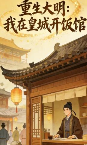 短剧《重生大明：我在皇城开饭馆》海报
