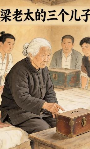 短剧《梁老太的三个儿子》海报