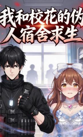 短剧《我和校花的伪人宿舍求生》海报