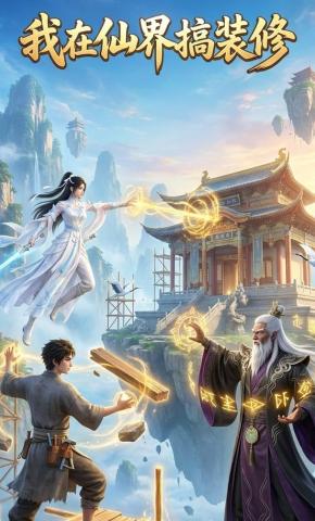 短剧《我在仙界搞装修》海报