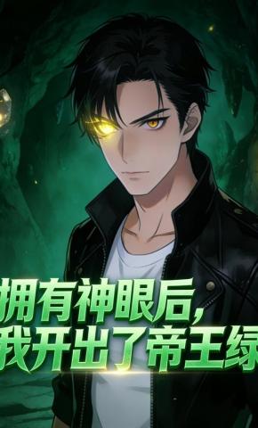 短剧《拥有神眼后，我开出了帝王绿》海报