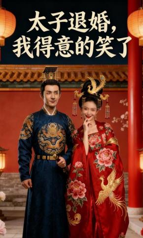 短剧《太子退婚，我得意的笑了》海报