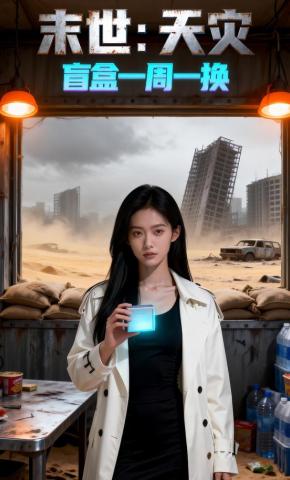 短剧《末世：天灾盲盒一周一换》海报