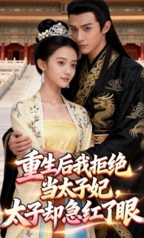 短剧《重生后我拒绝当太子妃，太子却急红了眼》海报