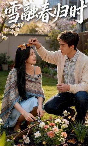 短剧《雪融春归时》海报
